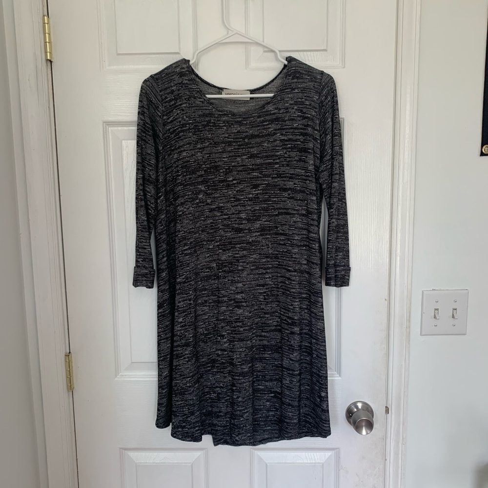 Grey heathered dress